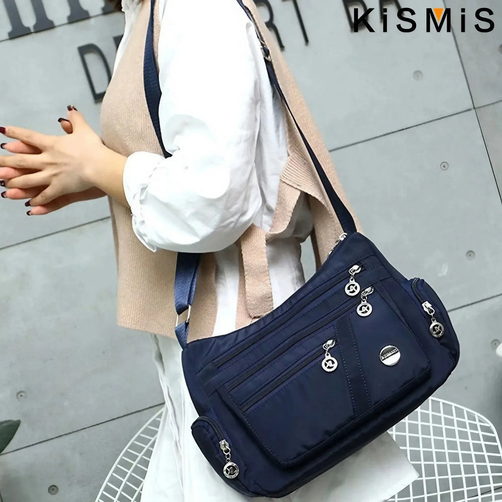Fashion Women Waterproof Crossbody Bag Casual Single Shoulder Handbag Messenger Bag Oxford Material
