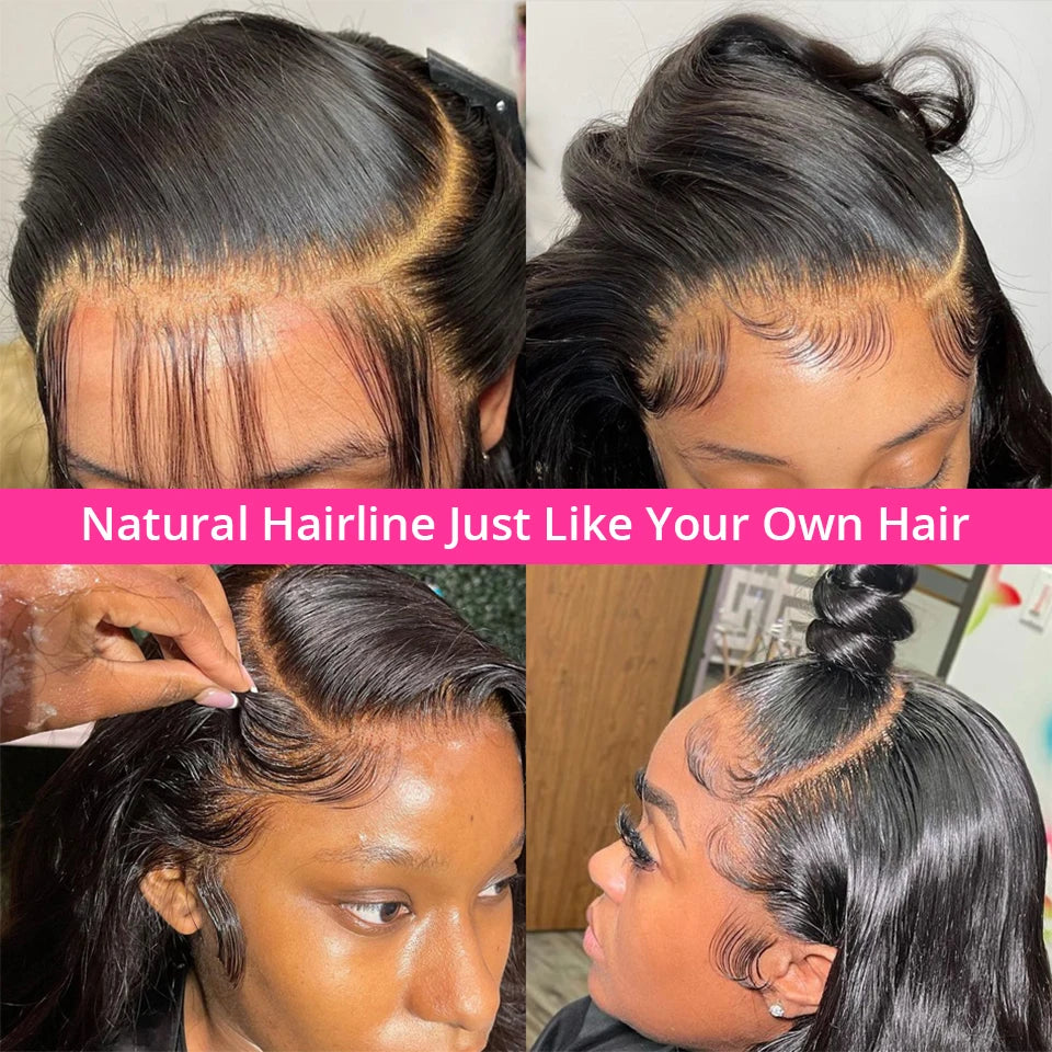 Loose Deep Wave 13x6 HD Lace Frontal Wig Natural Wave 13x4 Lace Front Human Hair Wigs 250% Full Human Hair Lace Wigs on Sale