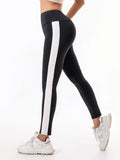 Leggings Women wear high-waisted elastic letter stretch leggings hip lift yoga fitness pants