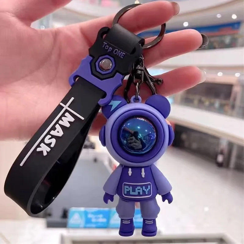 Astronauts Keyring Couple Doll Pendant Bag Keychain Pendant