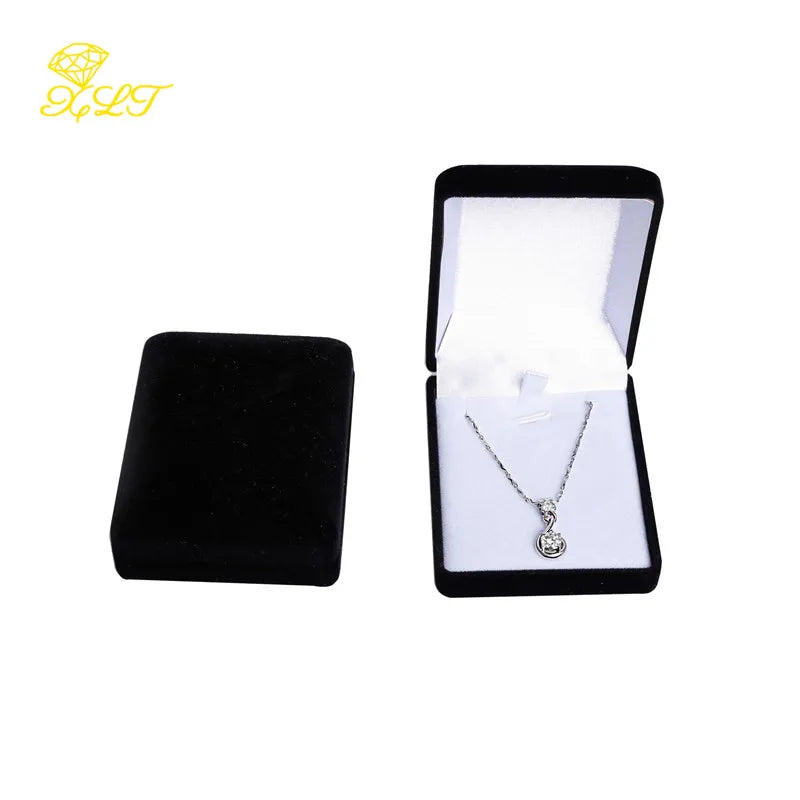 1pc Jewelry Box For Pendant Display Gift Boxes Jewellery  Pendant Packaging Storage Box Necklace Holder Pendant Box Storage Case