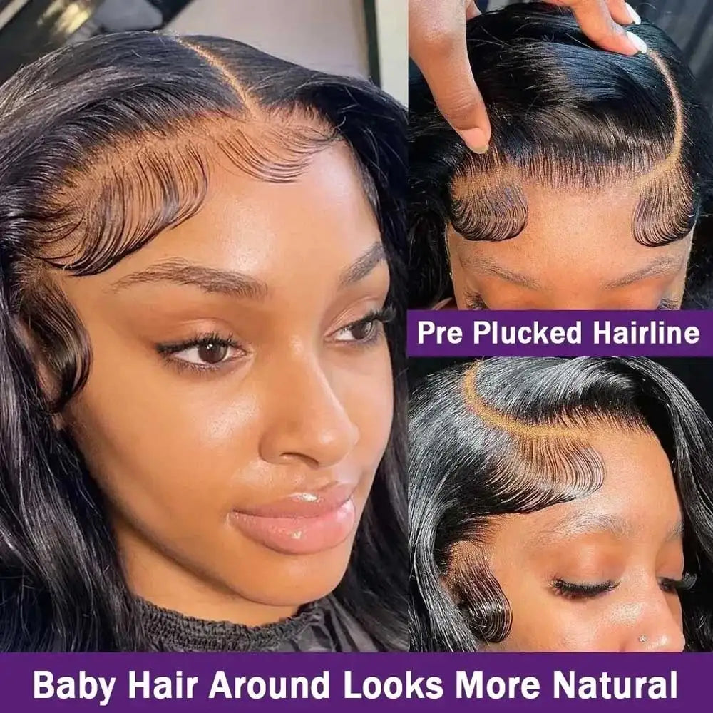 13x6 Lace Front Wigs Human Hair 250 Density Hd Body Wave Frontal