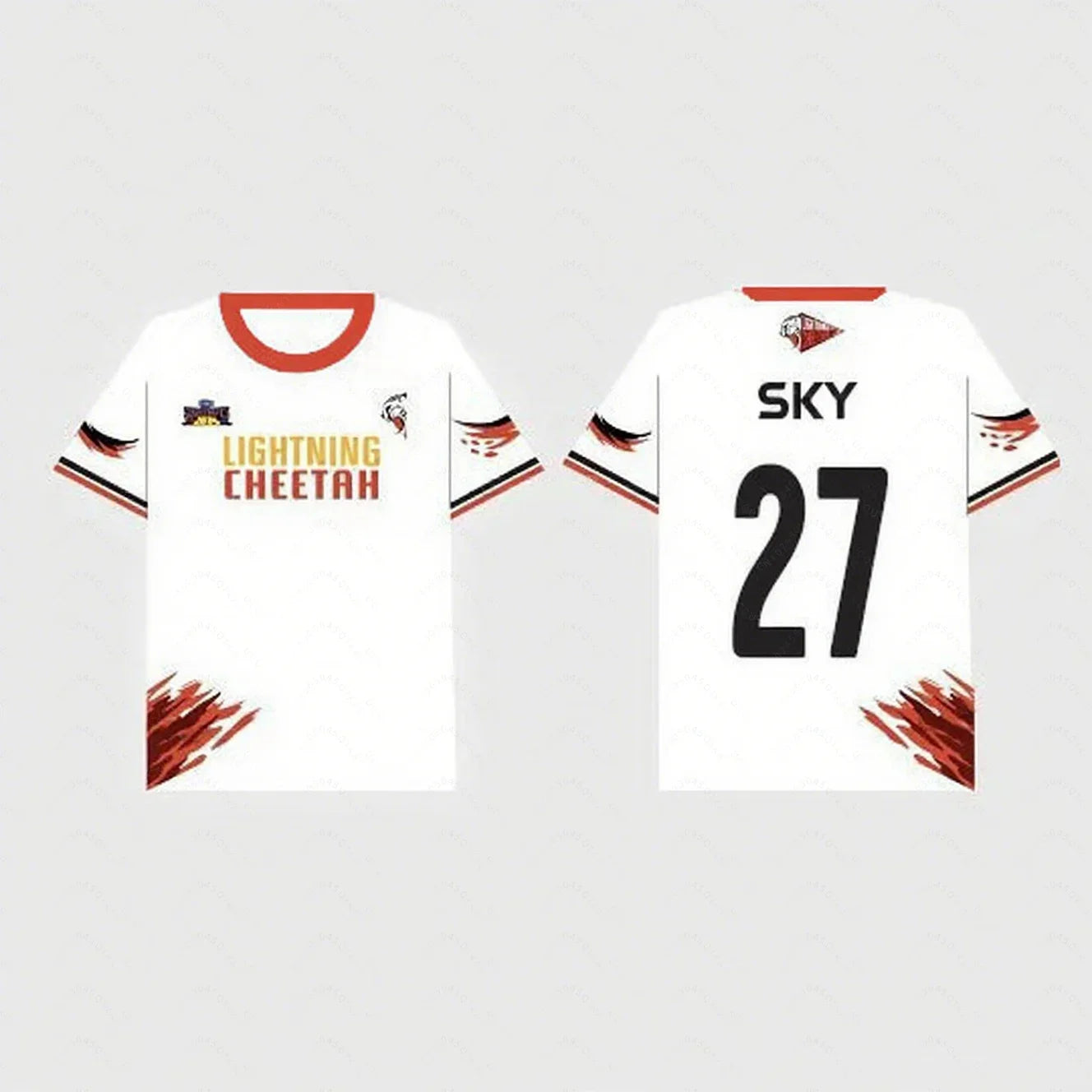 2025 Summer Round Neck Casual Thailand Men And Women Gmm Tv Sports Meeting Jerseys 3d Printed Short-Sleeved Red Team T-Shirts