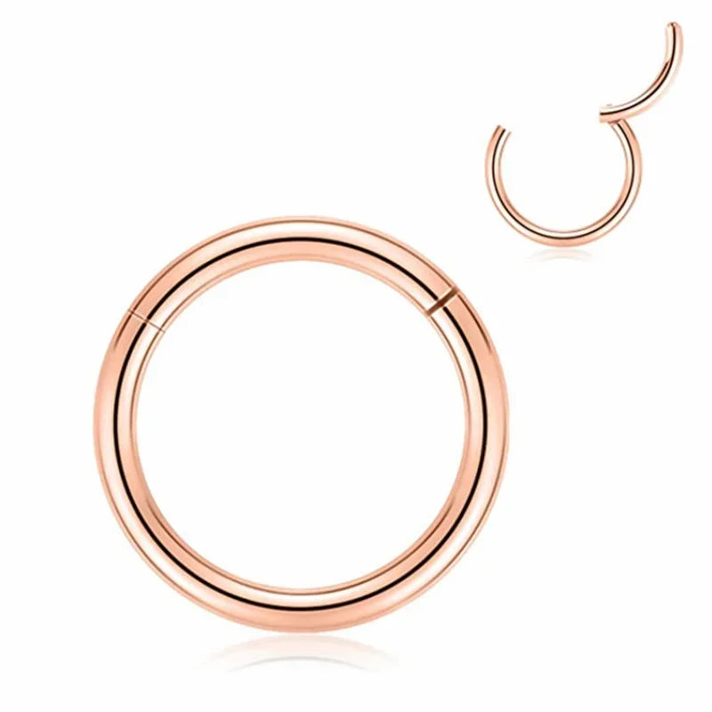 Simple Stainless Steel Nose Ring for Women Ear Tragus Cartilage Helix Piercing Lip Nariz Septum Ring Piercing Sexy Body Jewelry