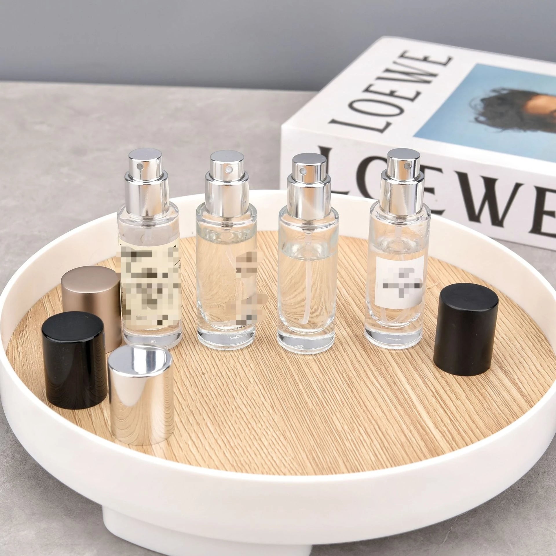15pcs 10ML 15ml Bayonet Bottle Glass Mini Perfume Spray Bottle Empty Portable Atomizer for Travel Clear Cosmetic Sample Vials