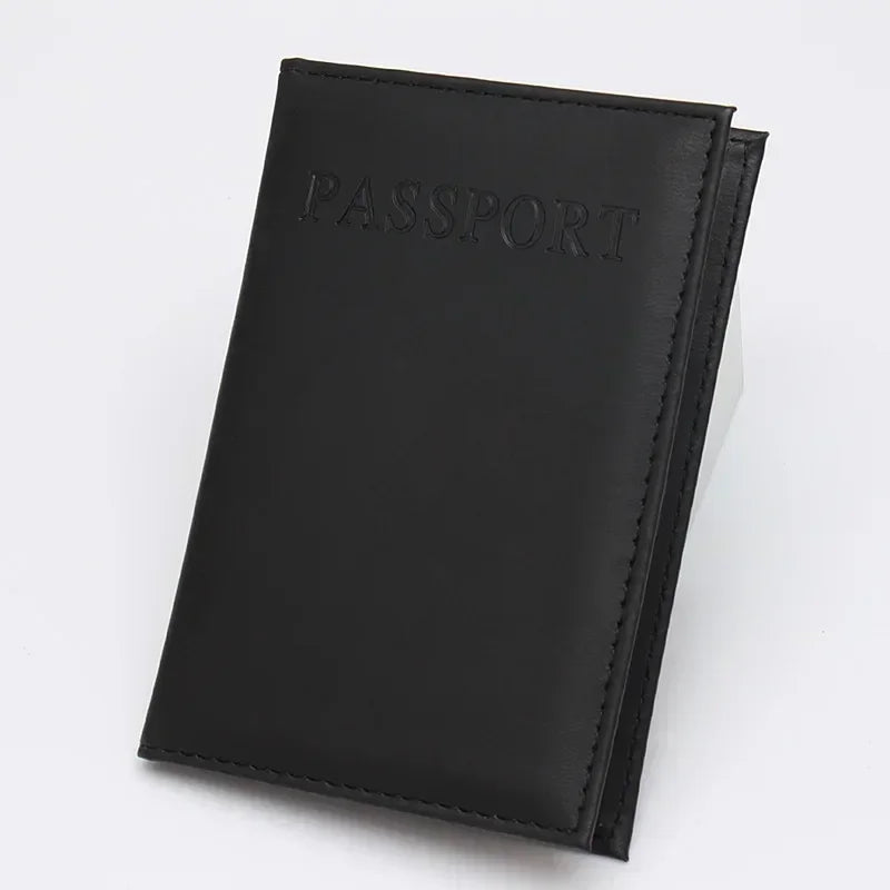 1 PC Fashion New PU Women Passport Holder Case Couple Models Girls Travel Passport Cover Unisex Card Case Man Card Holder Wallet