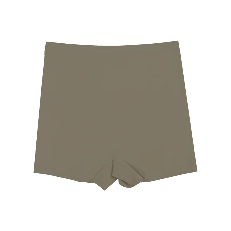 Hot Sale Ladies Workout Seamless Ice Silk Solid Biker Shorts Boxer Short Leggings Sports Yoga Pants Women's Shorts Panties