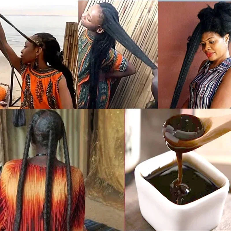 300ml Super Fast Hair Growth Shampoo Combining Africa Chad Chebe Powder Local Ingredients with Polygonum multiflorum