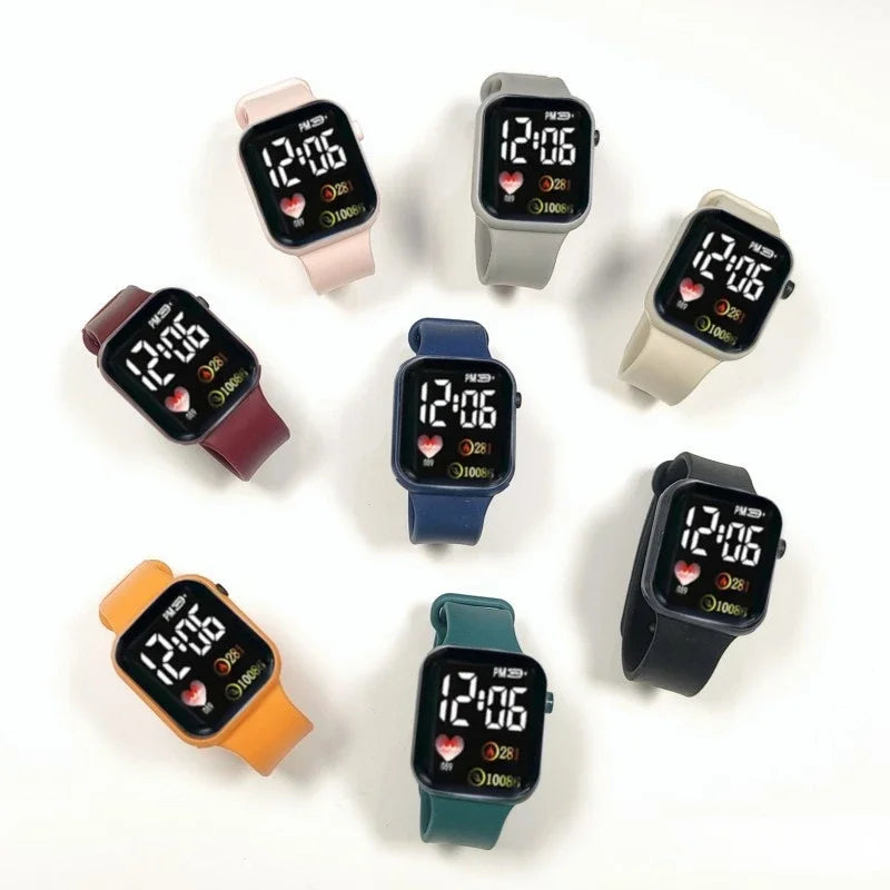 2026 New LED Electronic Watch Waterproof Digital Sports Wristwatch Fashion Casual Student Daily Outdoor Watch Relogio Feminino
