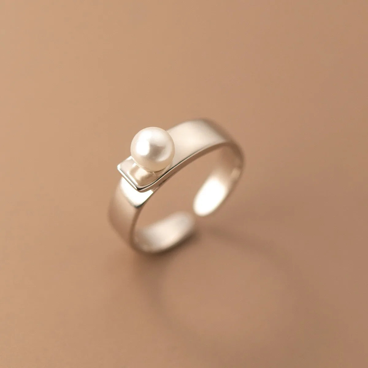 925 Sterling Silver Rings For Women Geometric Fine Jewelry Finger Adjustable Cute Flower Leaf Zirco Ring For Party Birthday Gift
