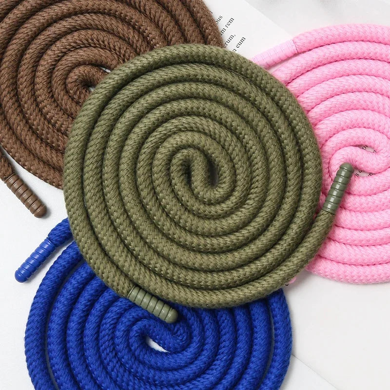 135CM 9mm Round Garment Drawstring Cord Waistband Sweatpants Drawstring Strap Hoodies Thread Shoes Band DIY Accessories TJ21678