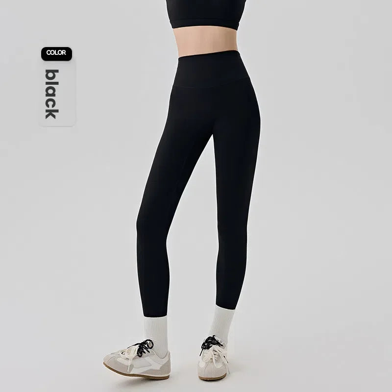 Yoga Leggings for Women to Wear Without Panties Seamless Sports Tights Woman Clothing High-waisted Composite waist Fitness Pants