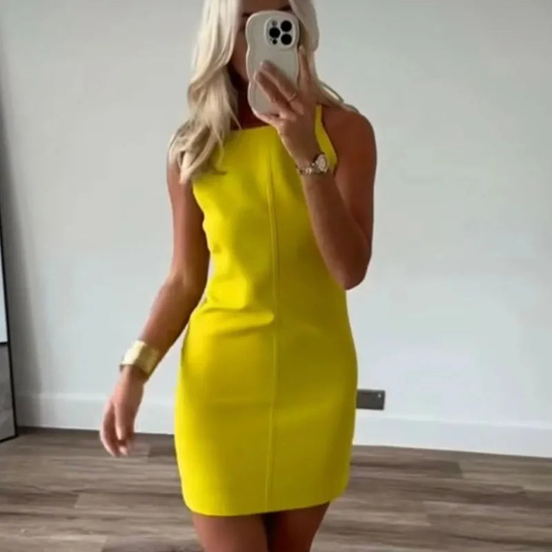 HXAO New White Black Dress Women Off Shoulder Halter Short Dresses Summer Elegant Party Dresses Bodycon Red Blue Mini Dress