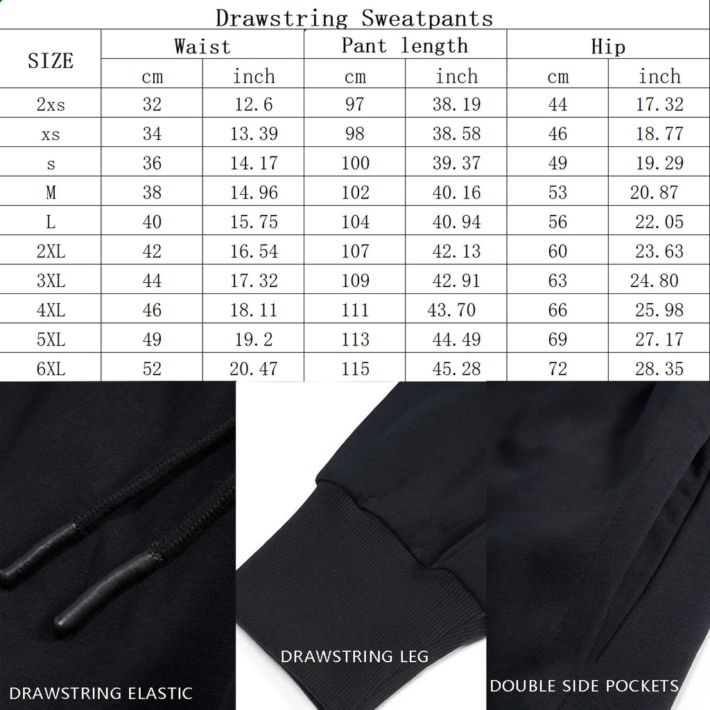 Men's Loose Pocket Draw Rope Sports Sweatpants Winter New Thick Warm Men's Sweatpants Fashion Color Skull Printed Sweatpants