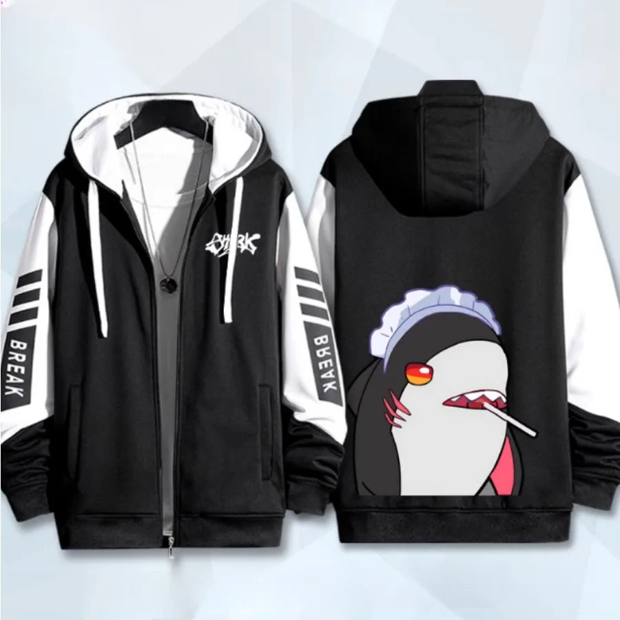 Anime Zenless Zone Zero Zip Up Women/Men Hoodie Sweatshirt ZZZ ZZZERO Ellen Joe Cosplay Zipper Hooded Jacket Outwear
