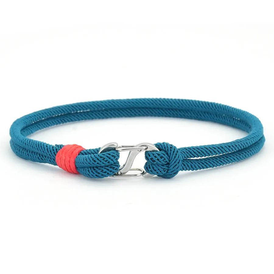 Simple Mens Bracelets Hand-Woven Detachable 7 Colors Rope Braclets Double Survival Braslet Pulseras Para Hombre Gift for Him