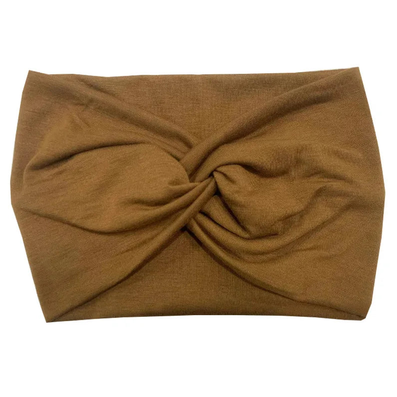 Europe and The United States New Wide Hair Band Women Sports Cross Headband Yoga Elastic Headband Hair Accessories Wholesale