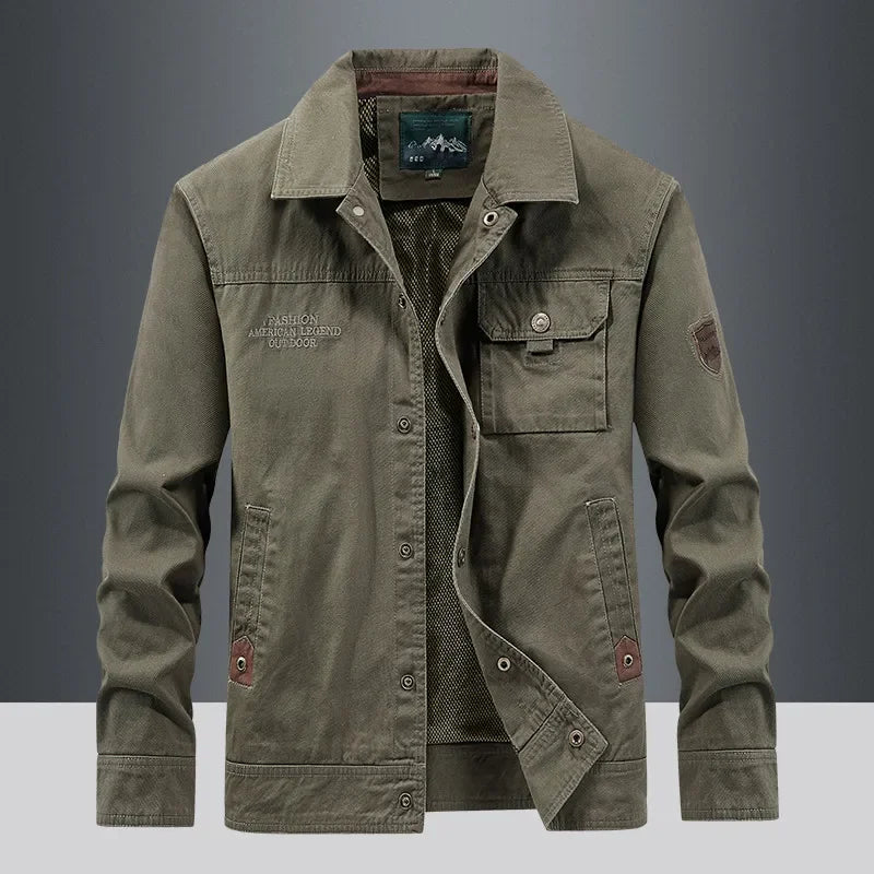 Waterproof Tactical Jacket Men Spring Autumn Multi-pocket Wear-resistant Windbreaker Coat Military Thin Cargo Jackets