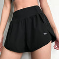 Women's High-Waisted Loose Workout Shorts Quick-Dry Yoga Running Shorts with Built-in Liner Summer Casual Activewear