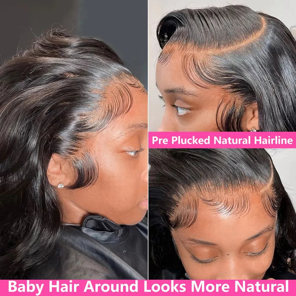 13x6 Lace Front Wigs Human Hair 250 Density Hd Body Wave Frontal