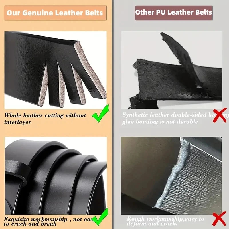 Trendy Women’s Double Genuine Leather Belt Elegant Cowhide Suede with Stylish Square Alloy Buckle Ideal for Dresses and Jeans