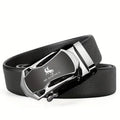 JIFANAUL Men's Famous Brand Belt High Quality Leather Luxury Belt Metal Automatic Buckle Belt Business Leisure Fashion Belt