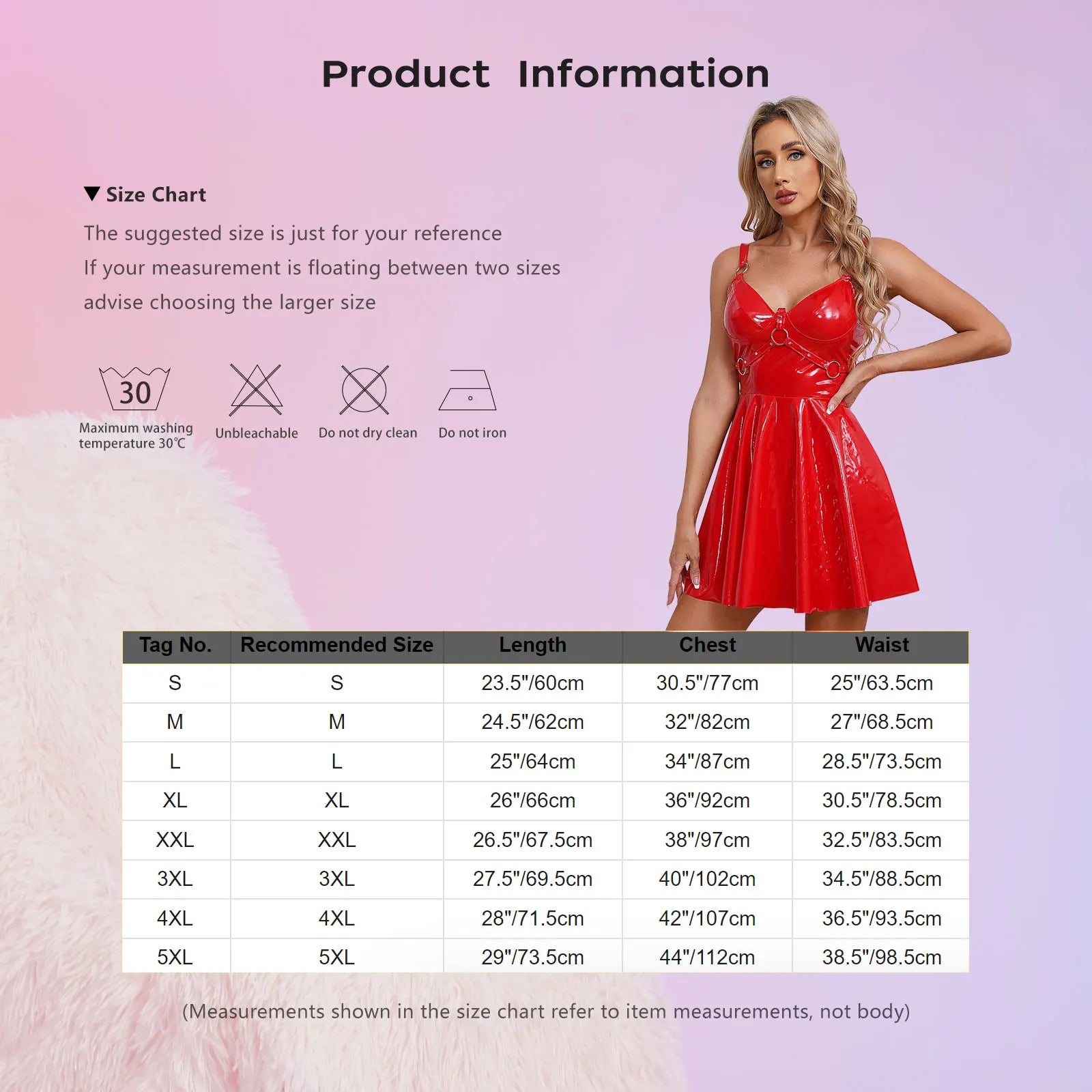 Womens Sexy Wet Look Patent Leather Slip Dress O-Ring Rivets Strappy V Neck Gothic Punk A-Line Mini Dresses Rave Party Clubwear
