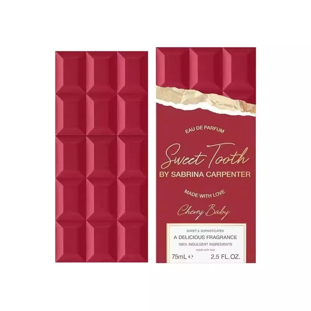 Gourmand Chocolate Bar Shaped EDP Vanilla Coffee Fruity Scent Long Lasting Women Perfume Daily Fragrance for Dating Casual Wear