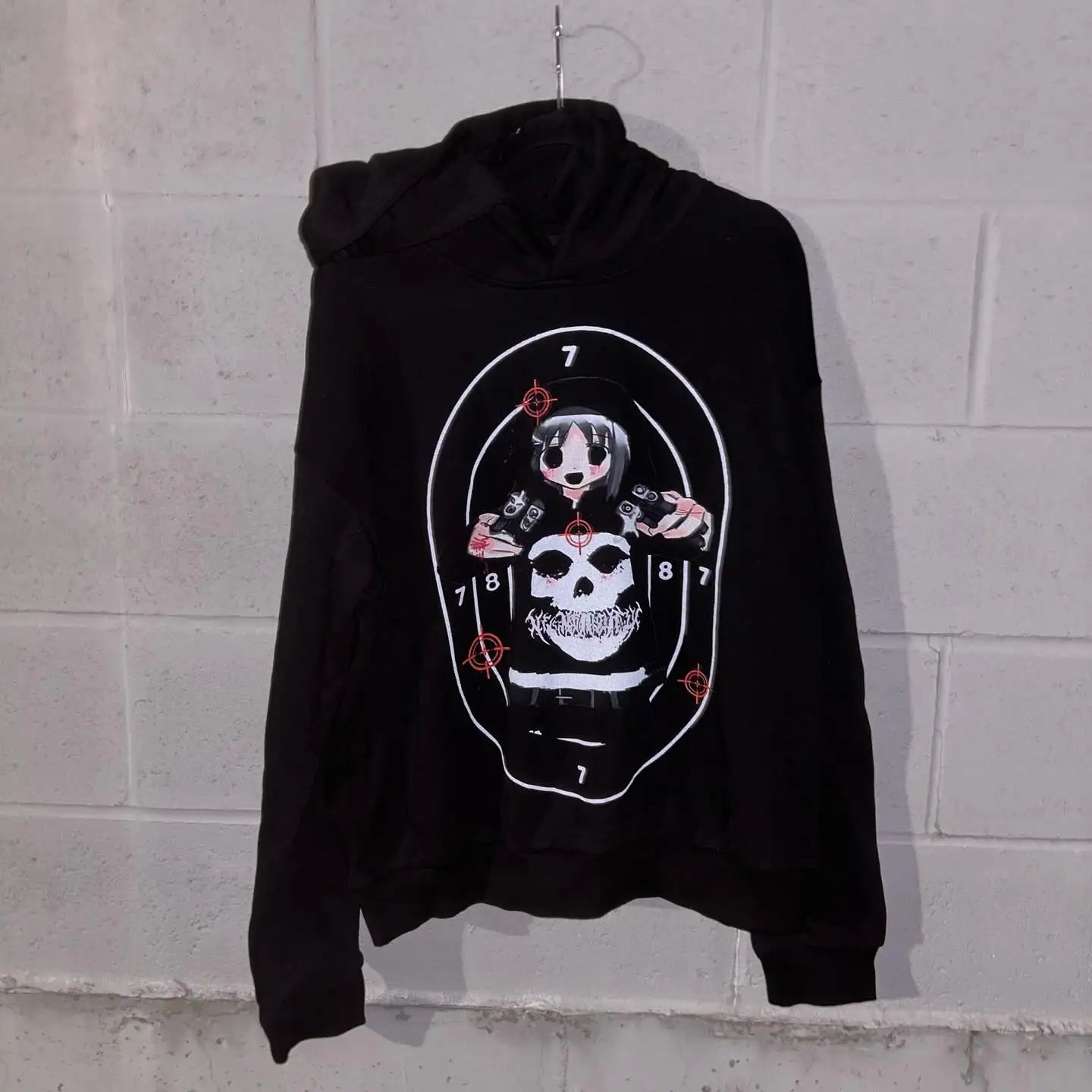 Y2k Droland Miller Scare Hoodies Women Gothic Punk Streetwear Grunge Top Sweatshirt Oversized Harajuku Hip Hop Hoodie Clothes
