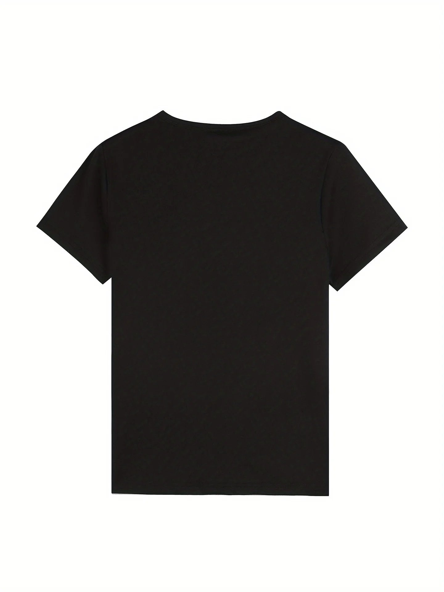 Teacher Letter Print Short Sleeve T-shirts Crew Neck Casual Top For Summer  Spring Women's Clothing Classic Design Casual Trend