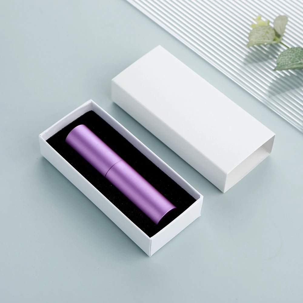 20pcs 10ml Rotary Press Spray Bottles - Multi-color Aluminum Shell with Glass Lining for Perfume Refills, in Exquisite Box