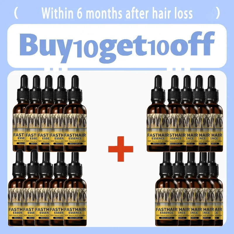 Hair Growth Essential Loss Regrowth Treatment Strengthens Hair Nourishes Scalp Light Weight Non Greasy Improve Scalp Circulation