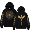 2026Fall Winter Fashion Trends Fourth Wing Graphic Hoodies Men's Long Sleeve Sweatshirts Hoodies Streetwear