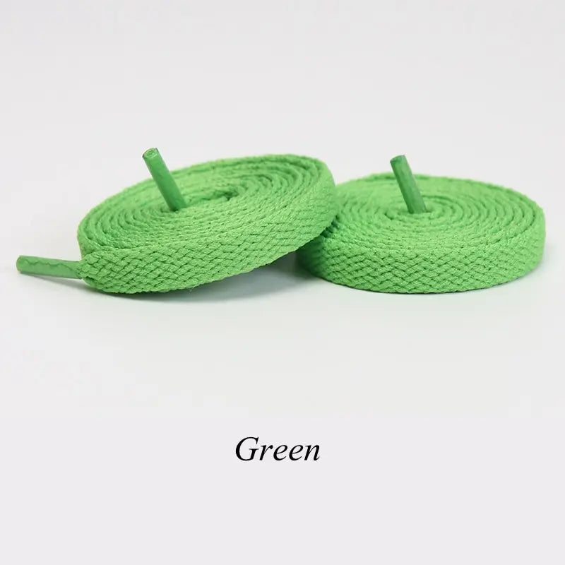 1Pair Flat Shoelaces Classic Quality Rope Laces Solid Casual Sneakers Shoelace Shoe Accessories 100/120/140/160/180CM
