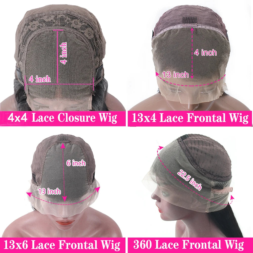 Chocolate Brown 13x6 HD Lace Front Human Hair Wigs For Women Brazilian Body Wave 13x4 Full Lace Frontal Wigs On Sale Human Hair