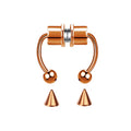 Fake Piercing Nose Ring Hoop Septum Non Piercing Nose Clip Rock HipHoop Stainless Steel Magnet Fashion Punk Body Women Jewelry