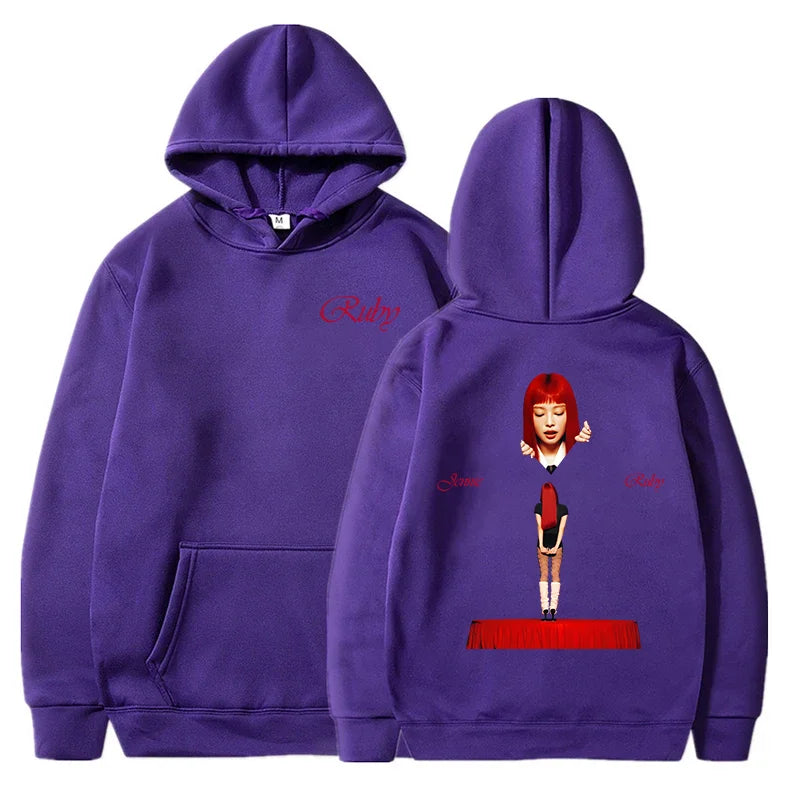 JENNIE Ruby Hoodie 2025 New Album Fashion Men/women Hoodies Harajuku Aesthetic Winter Clothes Fleece Pullover Sweatshirt Vintage