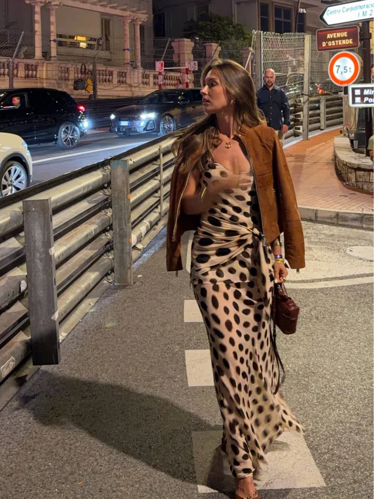 Women Polka Dot Maxi Dress Spaghetti Strap Cowl Neck Ruched Side Drawstring Bodycon Sheer Mesh Summer Beach Vacation Party Dress