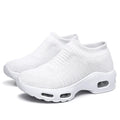 Women Sneakers 2020 Spring Flat Shoes Slip on Platform Sneakers for Women Black Breathable Mesh Sock Sneakers Shoes