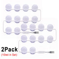 10 LED Detachable Bulbs Professional Makeup Mirror Lamp USB Power Cosmetic Mirror Light Hollywood Dressing Table Vanity Lights
