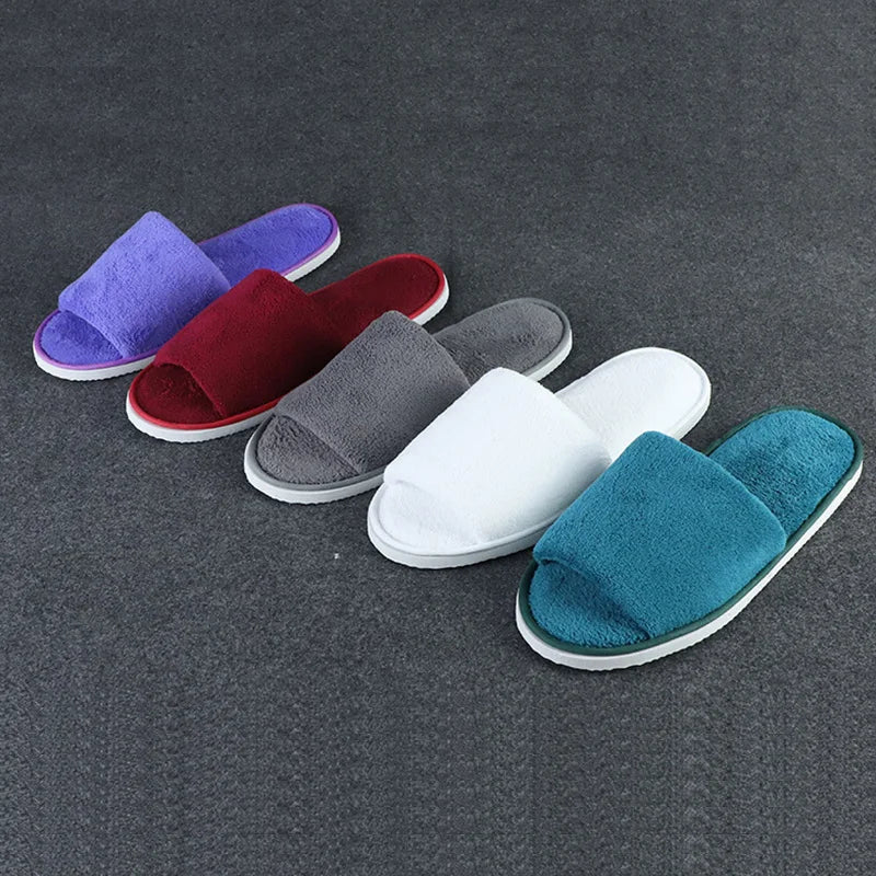 Winter Plush Slippers Faux Fur Home Shoes Open Toe Indoor Slippers Couple Floor Flats Shoes Home Warm Furry Slipper women Slides