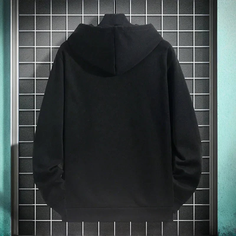 Jesus Cross Printed Men Hoodies Urban Casual Streetwear Fashion Hooded Sweatshirt Male Trendy 2025 Autumn Winter Hoody Outerwear
