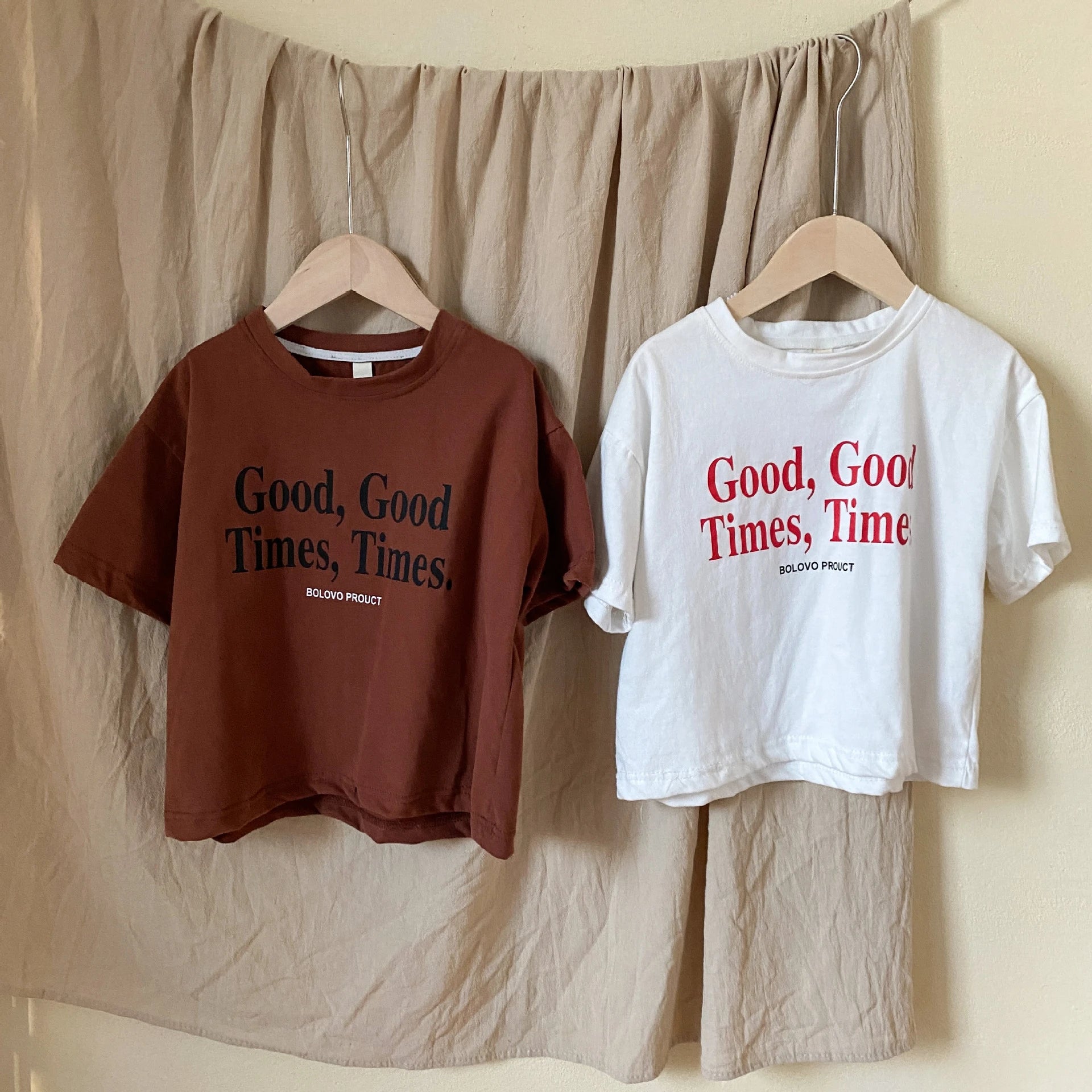 Kids Boys And Girls Summer Clothes Tops Tees Letters Printed Simple Fashion Children T-shirt Round Collar Loose Casual T Shirts