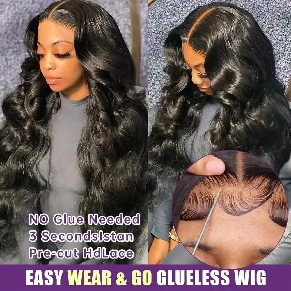 13x6 Lace Front Wigs Human Hair 250 Density Hd Body Wave Frontal