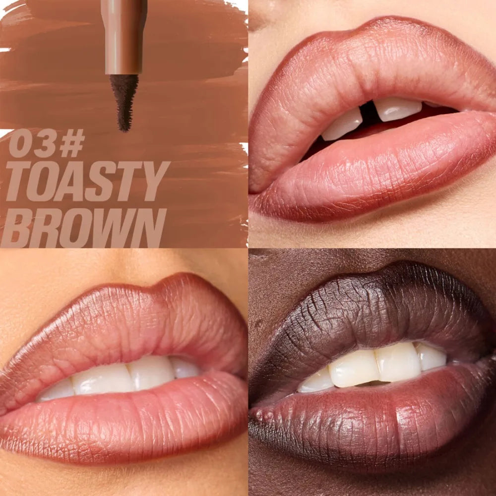 Waterproof Matte Lipliner Pencil Red Contour Tint Lipstick Long Lasting Non-stick Cup Moisturising Lips Makeup 8 Colors Velvet