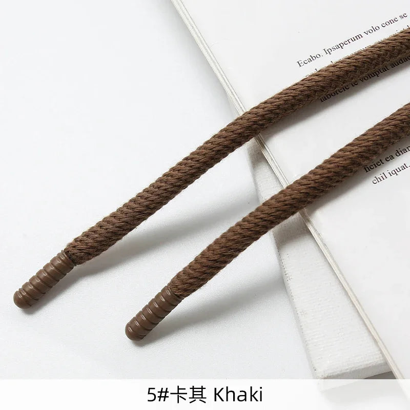 135CM 9mm Round Garment Drawstring Cord Waistband Sweatpants Drawstring Strap Hoodies Thread Shoes Band DIY Accessories TJ21678
