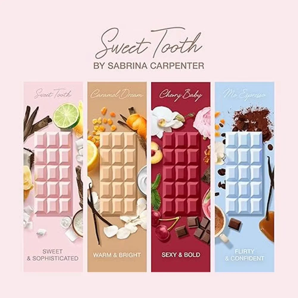 Gourmand Chocolate Bar Shaped EDP Vanilla Coffee Fruity Scent Long Lasting Women Perfume Daily Fragrance for Dating Casual Wear