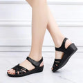 Women Sandals Summer Shoes 4cm Heels Sandals for Wedges Casual Pu Platform Shoes Wholesale 2024
