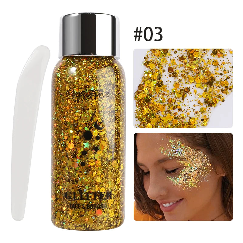 Shimmer Sparkle Body Face Glitter Parties and Makeup Art  Safe for All Skin Type Easy to Apply Long Lasting