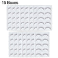 5/10/15/20Boxes Training Lashes Beginner False Eyelashes Practice Mink Lashes Strip Individual Lashes Eyelash Extension Tools